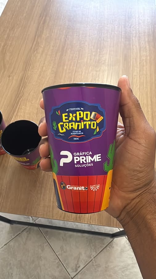 Copo personalizado de festival